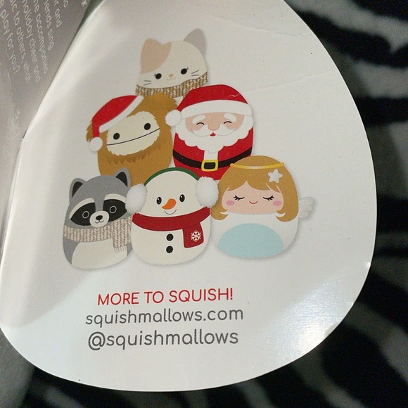 Original squishmallow 12 “ Camette the cat scarf round winter Christmas plush - Picture 14 of 15